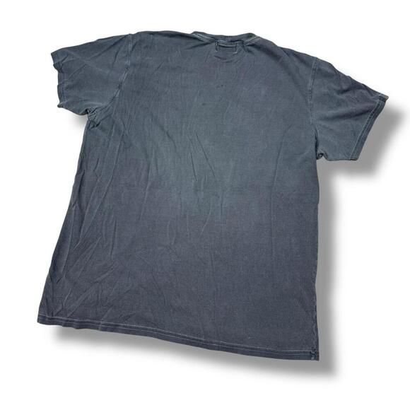 Vintage Juicy Couture Graphic Face Tee Washed Black T-Shirt Size Large Rare Y2K - Picture 5 of 8